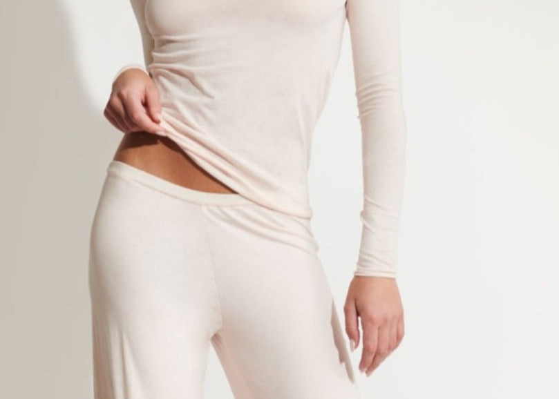 Long Sleeve Tee|Nude