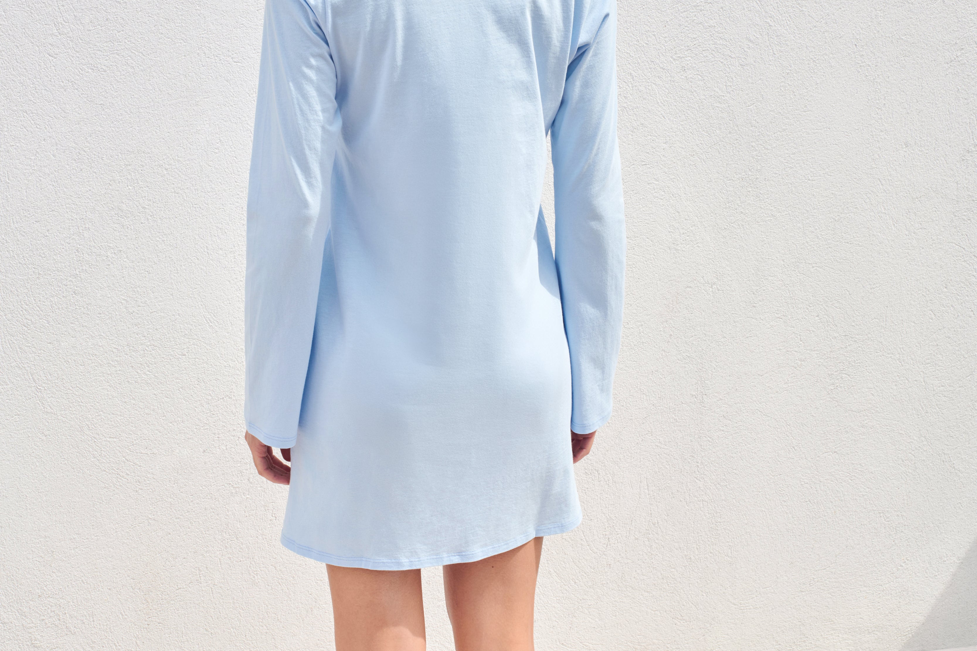 Carmine Sleepshirt|Blue Breeze