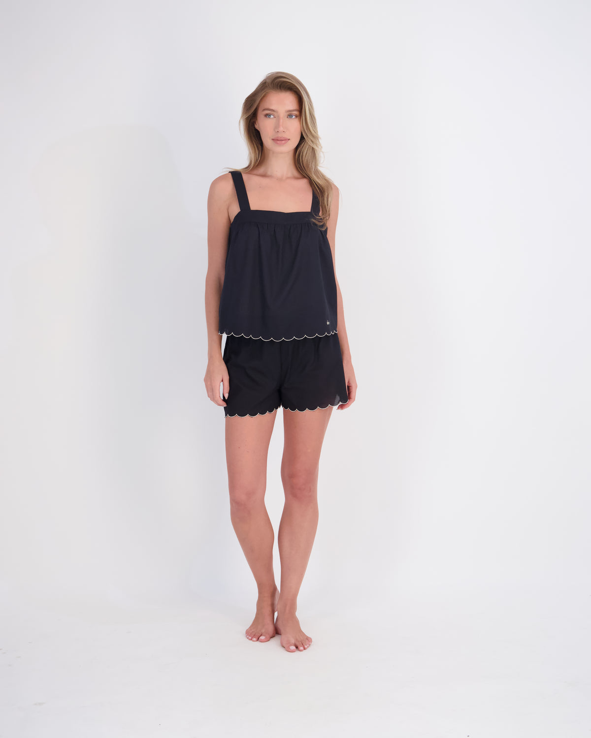 Ivy Sleeveless Top Black