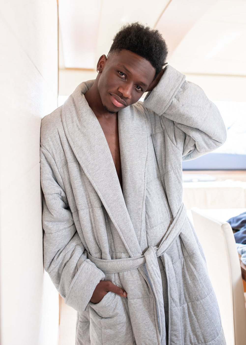 Sierra Robe|Heather Grey