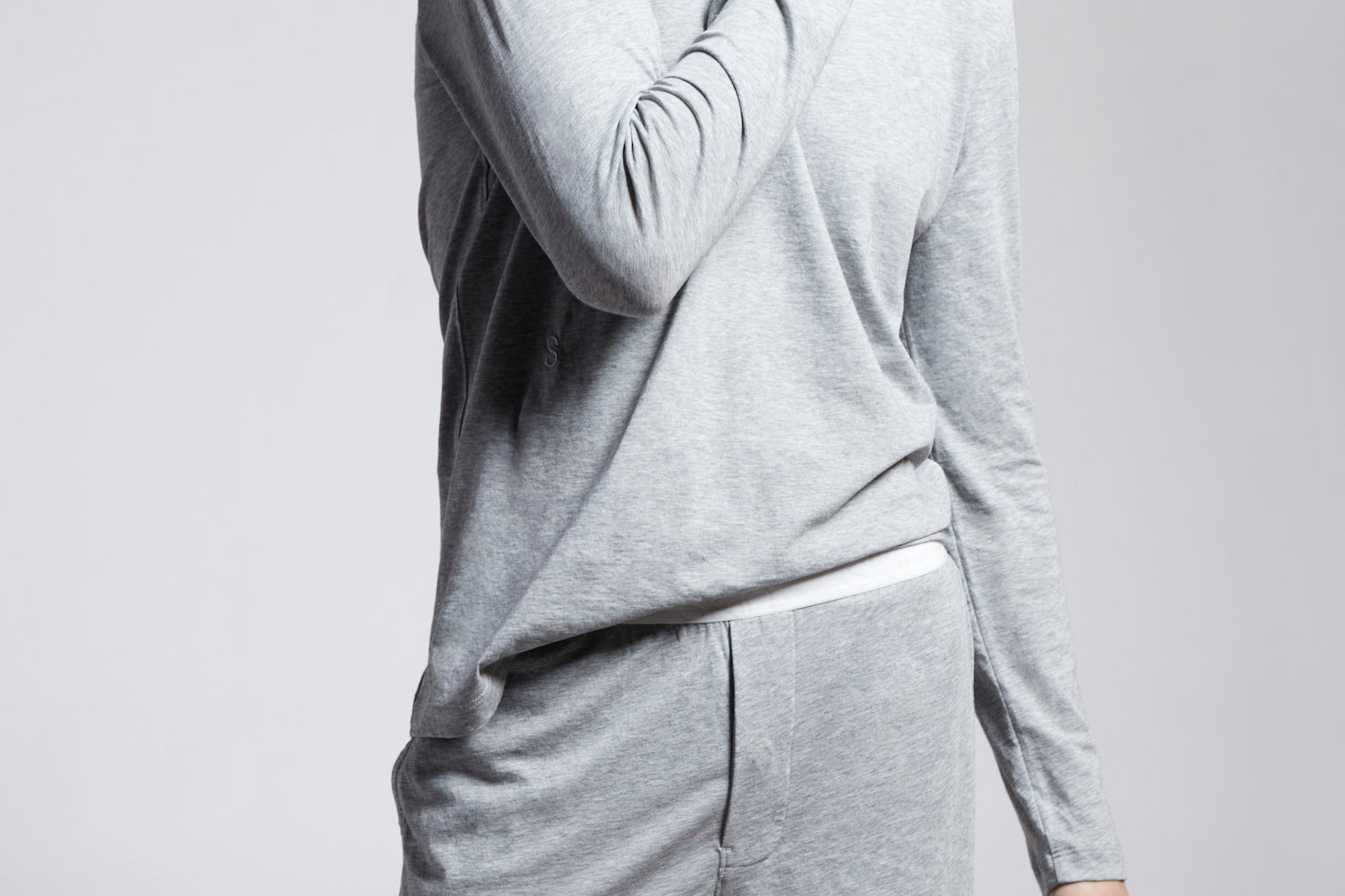 Cyan Long Sleeve Tee