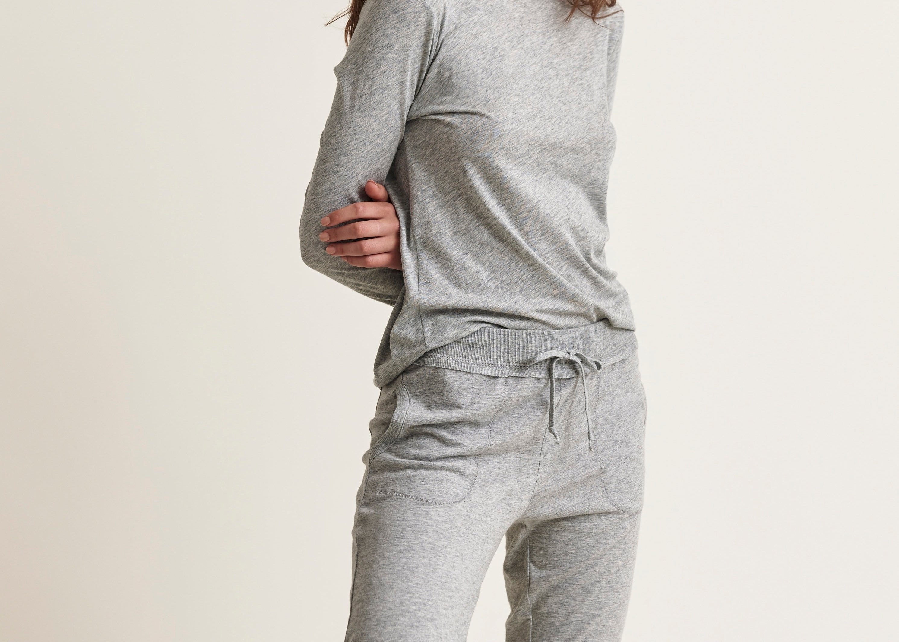 Long Sleeve Tee|Heather Grey